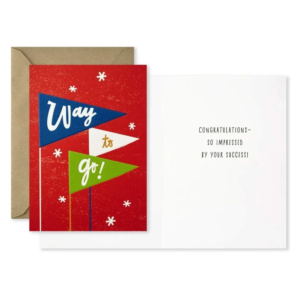Graduation Cards Assortment (12 Cards w/ Envelopes, 4 Designs) Hallmark